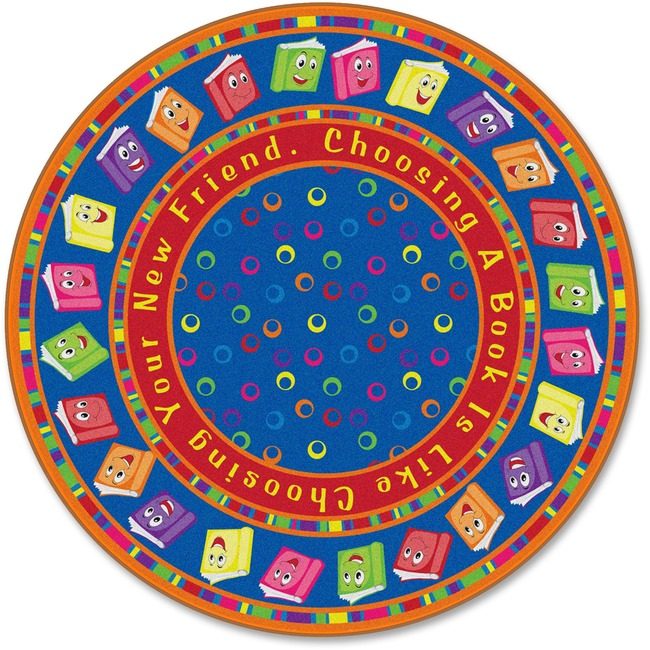 Flagship Carpets Rug Circle Time Books 6 FCIFE338-85A