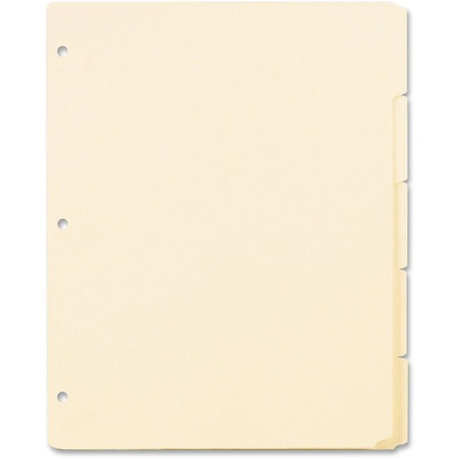 TOPS Products / ACCO legacy Oxford Divider Index Writeon 5TAB OXF13V
