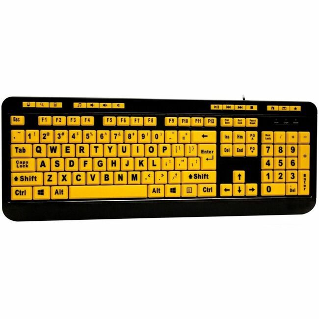 Adesso Kboard Luminous Multid Black ADEAKB132UY