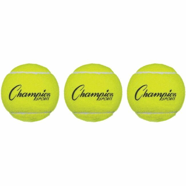 Champion Sports Balls Tennis 3 Pack Yw CSITB3