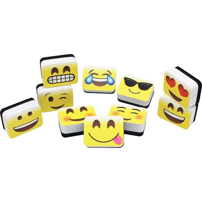 Ashley Productions Erasers Dryers Mini Emojis ASH78005