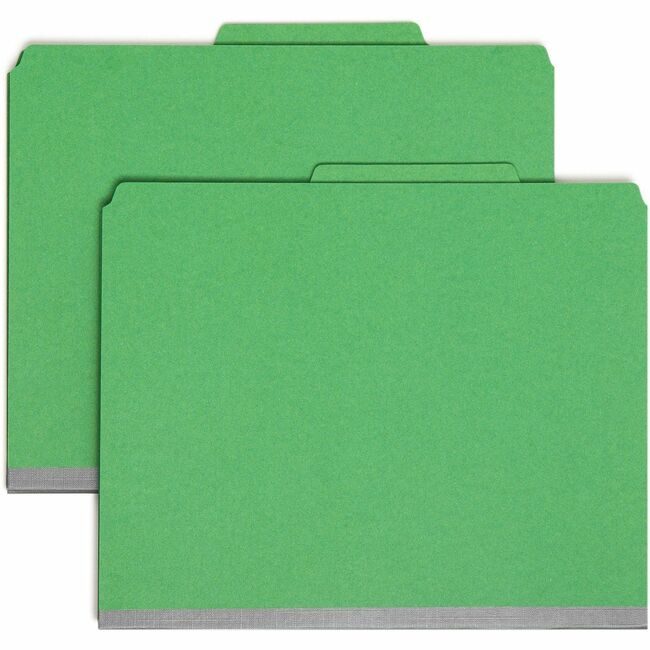 Smead Manufacturing Co. Folder Classf 3DIV 3"EX Green SMD14097