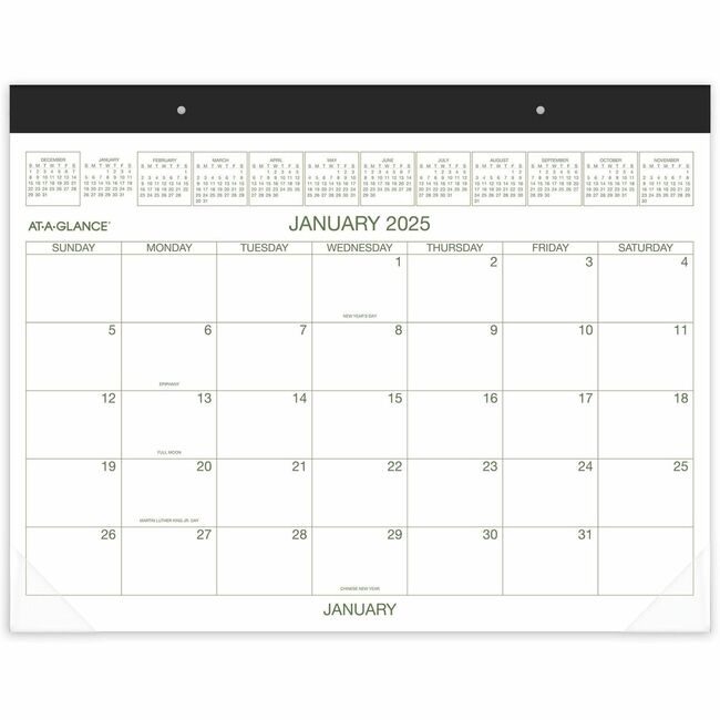 ACCO Brands AT-A-GLANCE Calendar Dskpd Rcycld 2-CLR AAGGG2500-00