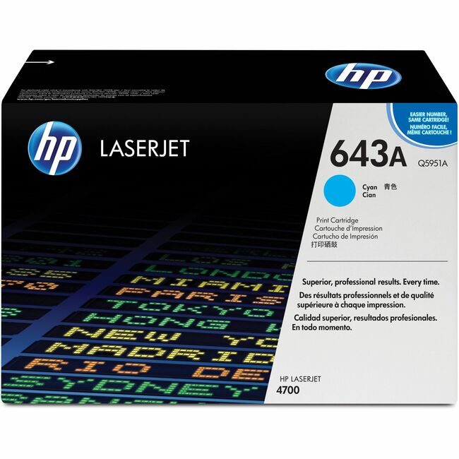 HP Inc. / Hewlett-Packard Crtdg Lsr F/4700 Cyn HEWQ5951A