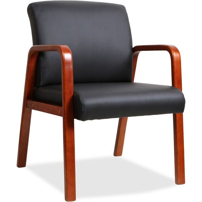 Lorell Chair Guest Wood Blk/Chy LLR40200