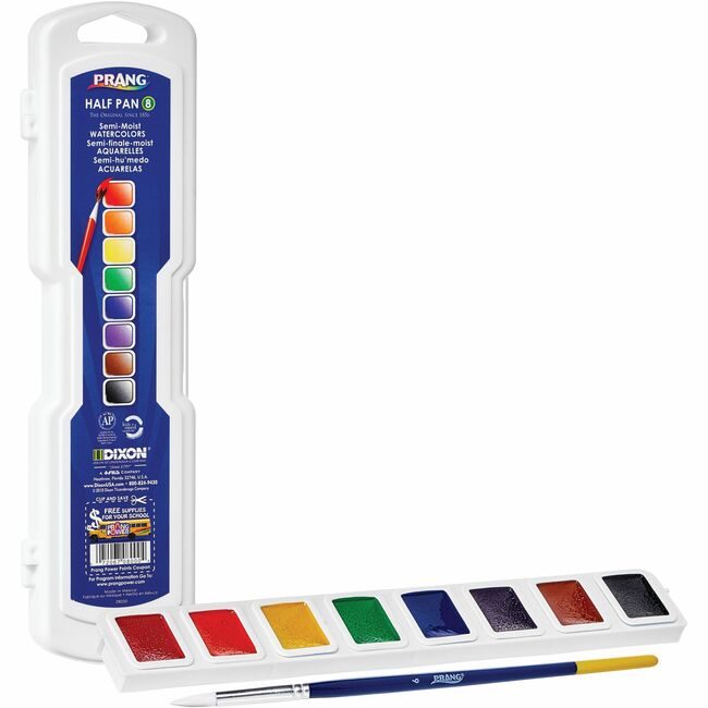 Dixon / Ticonderoga Dixon Ticonderoga Company / Paint Watercolors 8ST Assorted DIX08000