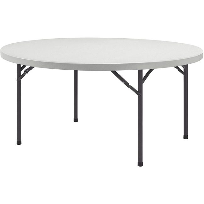 Lorell Table Blwmld 48" Round Gray LLR60327