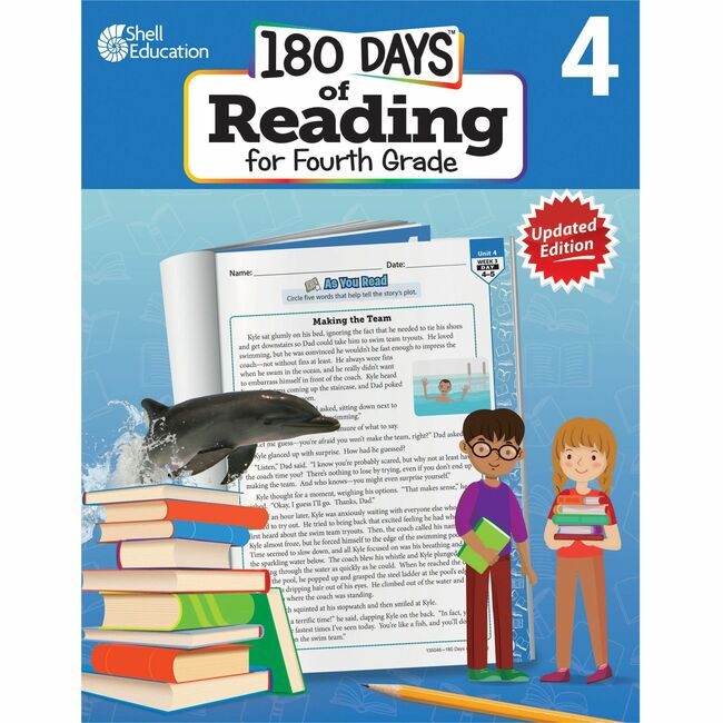 Teacher Created Materials / Shell Education Book 180 DAYS READ 2ND GR 4 SHL135046