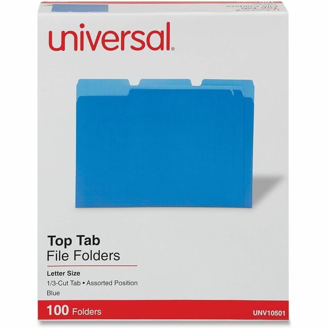 Universal Office Products Folder File 1/3C Letter Be UNV10501