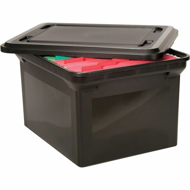 Advantus Corporation Tub File Holder With Lid AVT34052