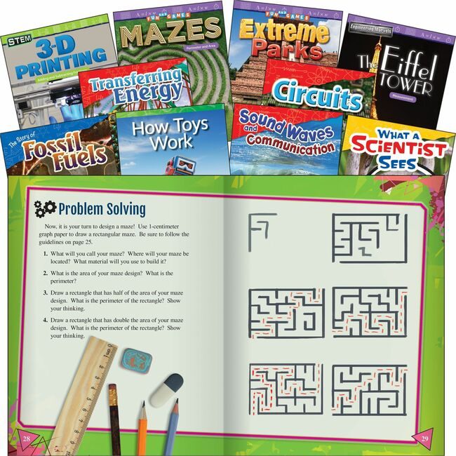 Teacher Created Materials / Shell Education Set Book Stem GR-4 10-BOOKS SHL100581