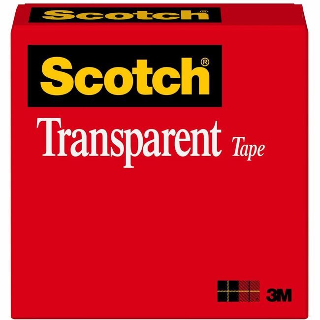 3M Company Tape Roll Transp 1/2"X1296" MMM600121296
