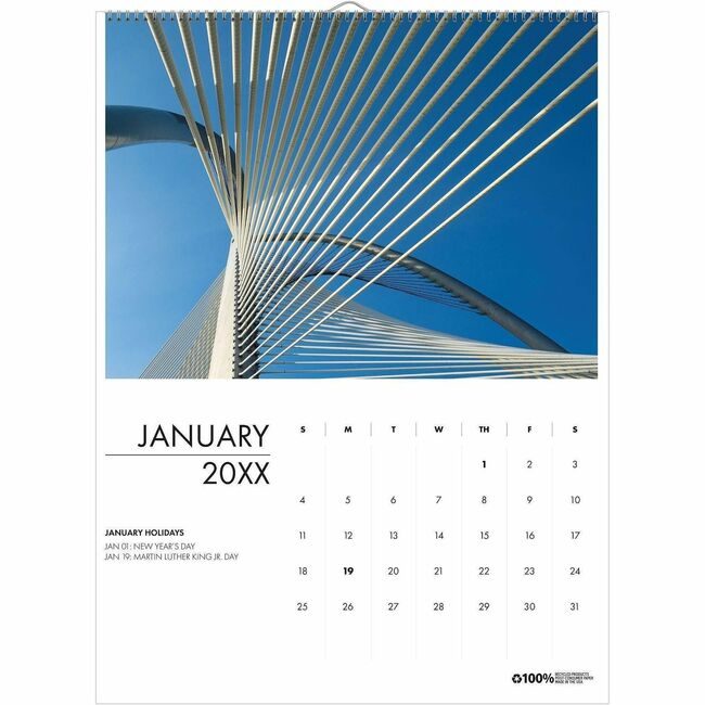 House of Doolittle Wall Calendar Cy Architect HOD315