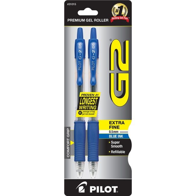 Pilot Corporation of America Pen Rollball G-2 Xf Be 2/CD PIL31015