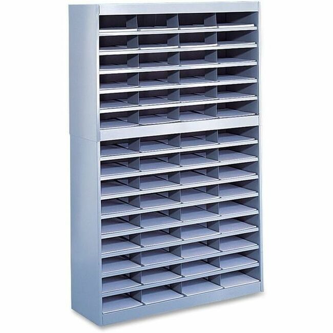 Safco Products Organizer Lit 60CMPT Gray SAF9231GRR