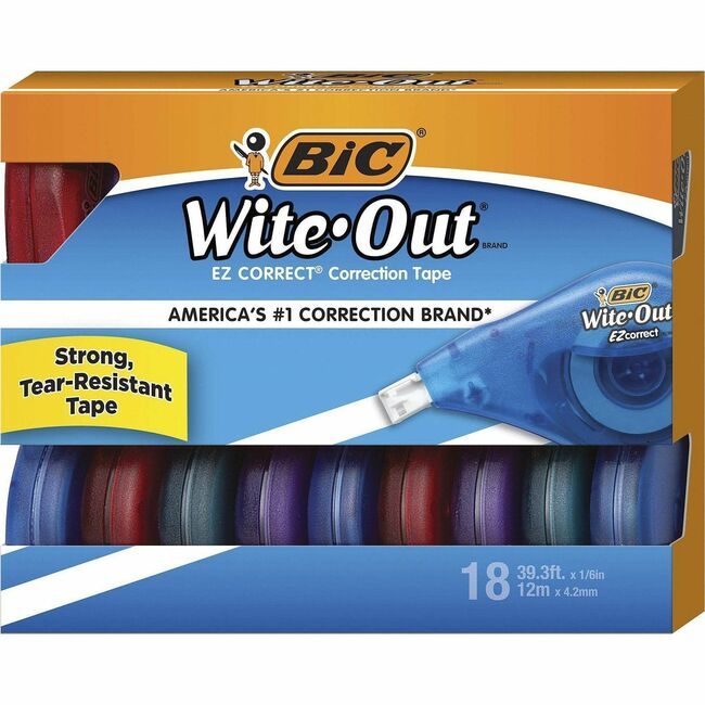 BIC Corporation Tape Correction 18/BX BICWOTAP18