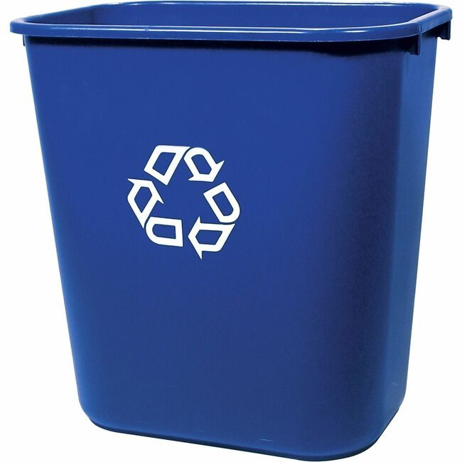Rubbermaid Commercial Products Container Recycle Deskside RCP295673BE