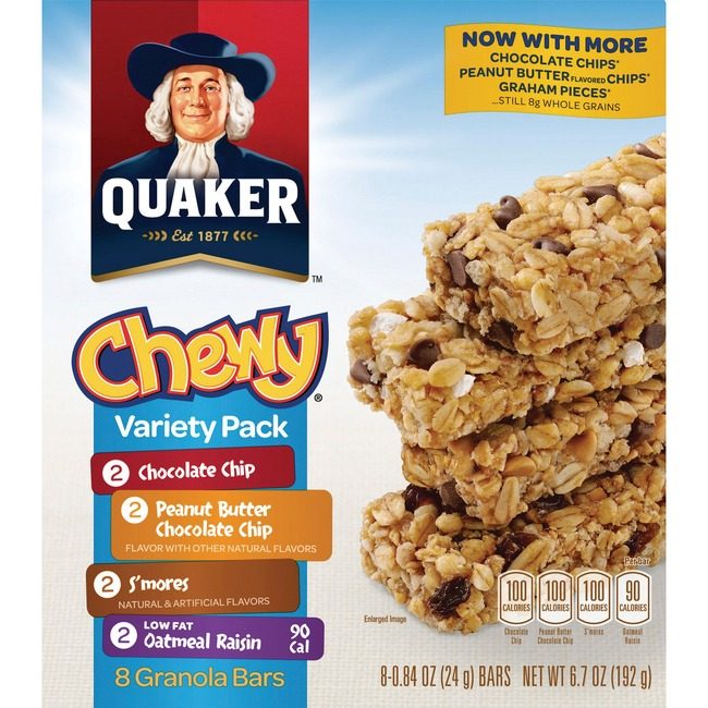 PepsiCo Propel / Quaker Bars Granola Chewy QKR31188