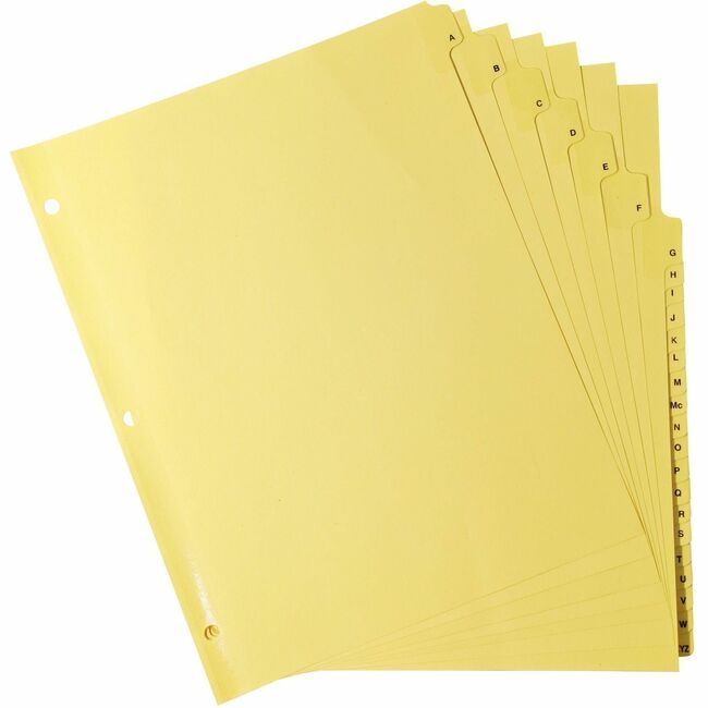 Business Source Divider Index Clrtab A-Z BSN01806