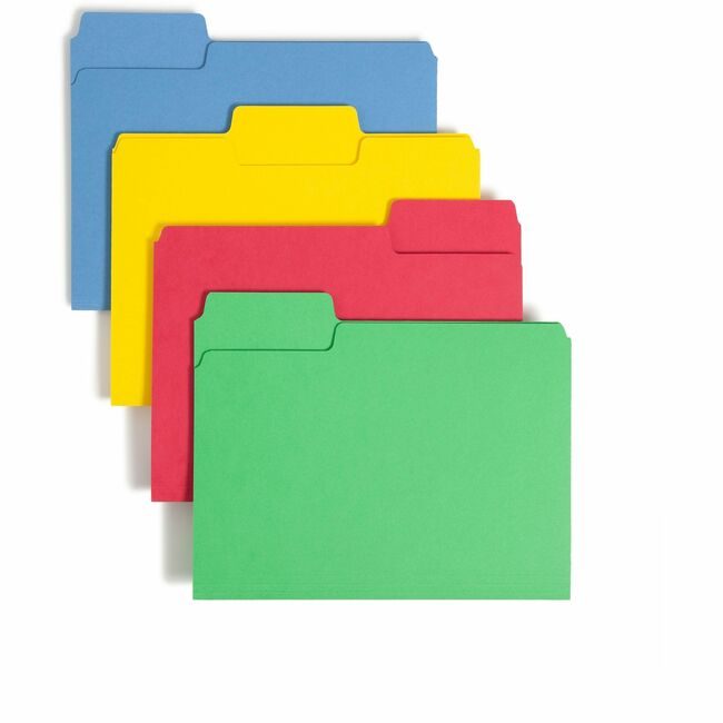 Smead Manufacturing Co. Folder File Suprtab Letter Assorted SMD10410