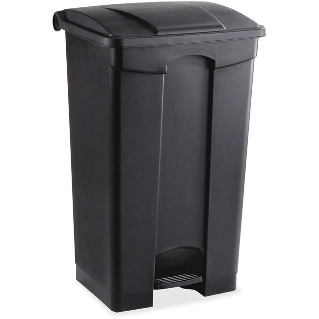 Safco Products Receptacle Step-On Black SAF9923BL