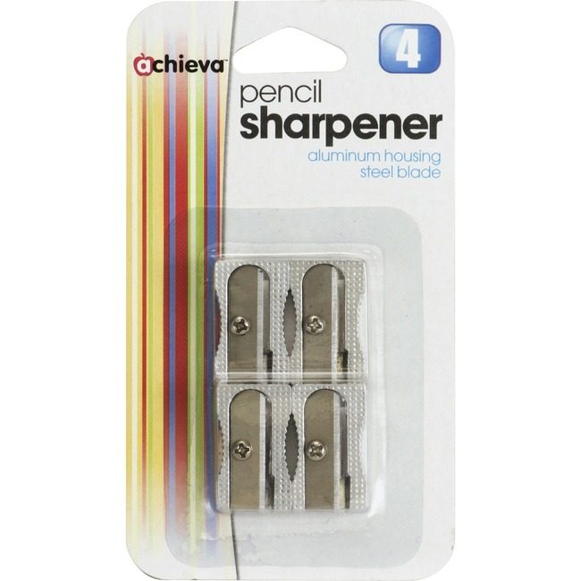 Officemate Sharpener Metal 4/PK Al OIC30218