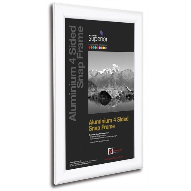 Stewart Superior Seco Snapframe Almnm 18X24 White SSCSN1824WHITE