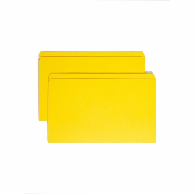 Smead Manufacturing Co. Folder Str Cut Legal Yw SMD17910