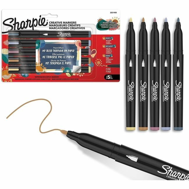 Sharpie / Expo / Prismacolor / Sanford Newell Brands / Sanford Sharpie / Expo / Prismacolor / Marker Shrp Finecreate 5 Count SAN2221930