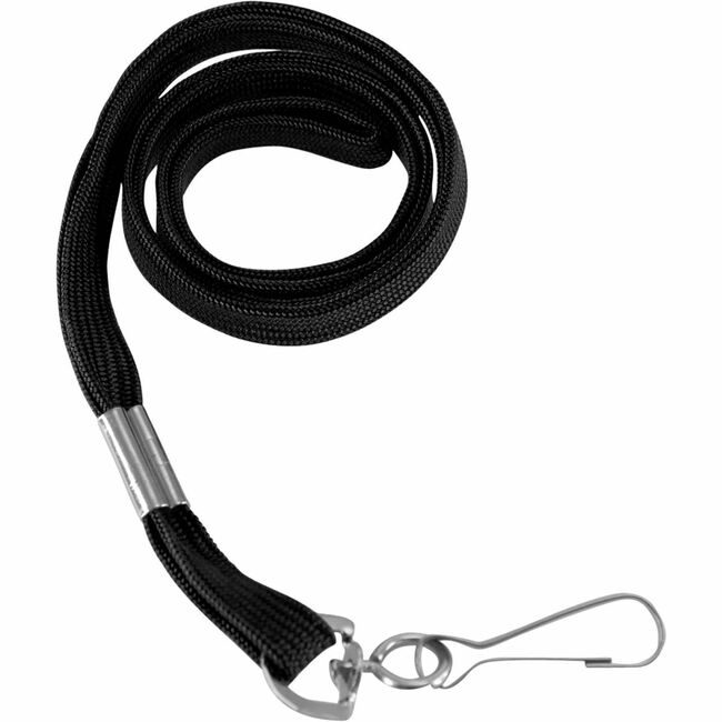 Baumgartens Lanyard Hook 100 COUNT Black BAU65619