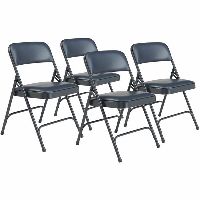 National Public Seating Chair Fold Vin Blu 1200SER NPS1204
