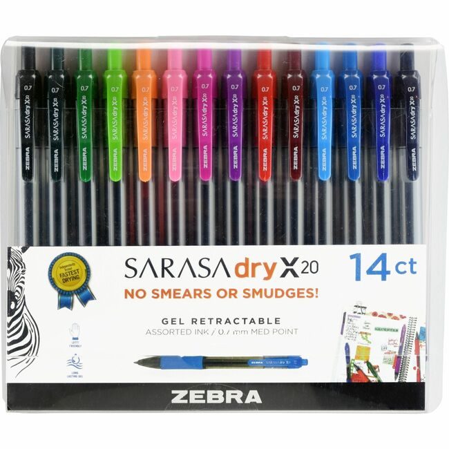 Zebra Pen Corporation Gel Sarasa Rt 0.7 14 Pack ZEB46824