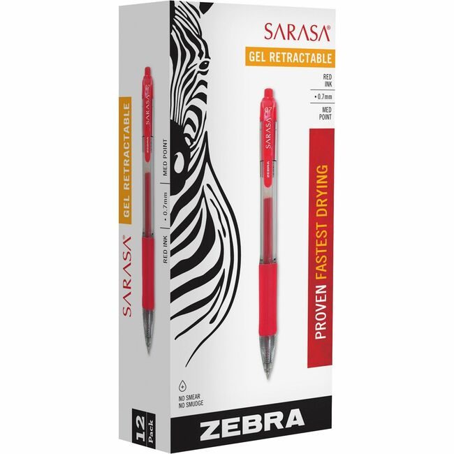 Zebra Pen Corporation Gel Sarasa Rt 0.7MM Red ZEB46830