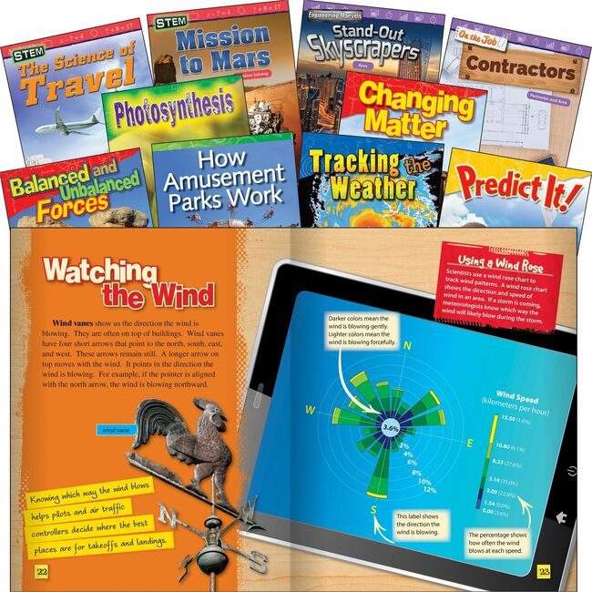 Teacher Created Materials / Shell Education Set Book Stem GR-3 10-BOOKS SHL100580