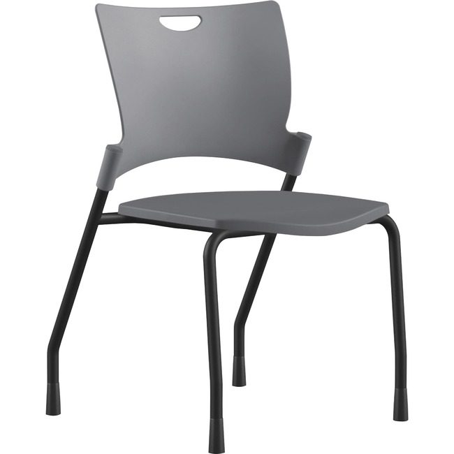 9to5 Seating Chair Stck Plastic 21" Gy/Bk NTF1310A00BFP14