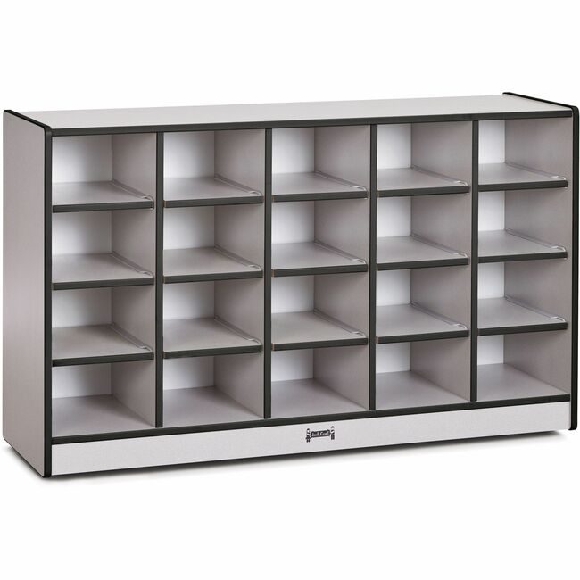 Jonti-Craft, Inc. Cubbie 20 TRAY No Bins Black JNT0420JCWW180