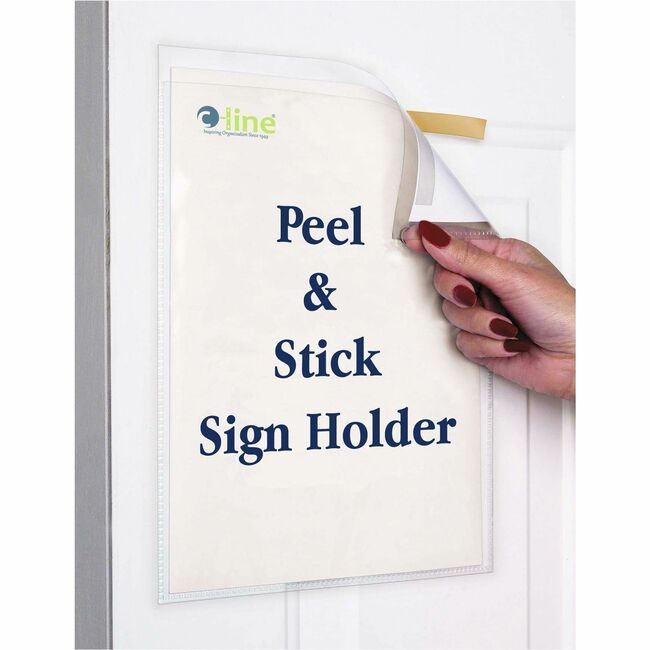 C-Line Products Pocket Display Slfadhsv Clear CLI36911