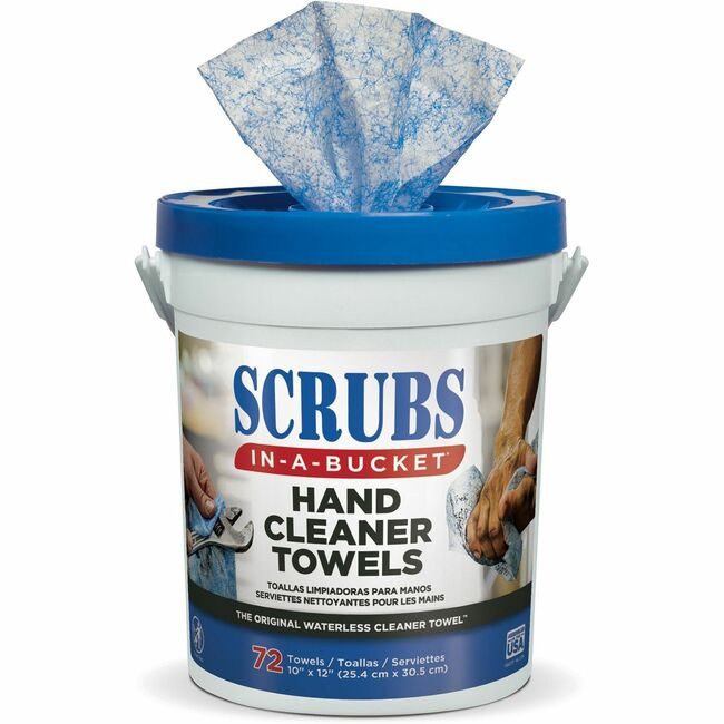ITW Pro Brands / Dymon Wipes Scrubs Inabucket 72 Count ITW42272