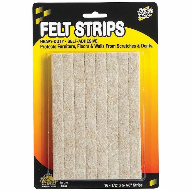 Master Manufacturing Strips Felt Scratch Guard MAS88495
