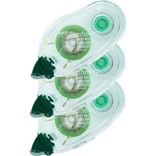 Tombow USA Refill Adhesive Removeable 3 Pack TOM62209