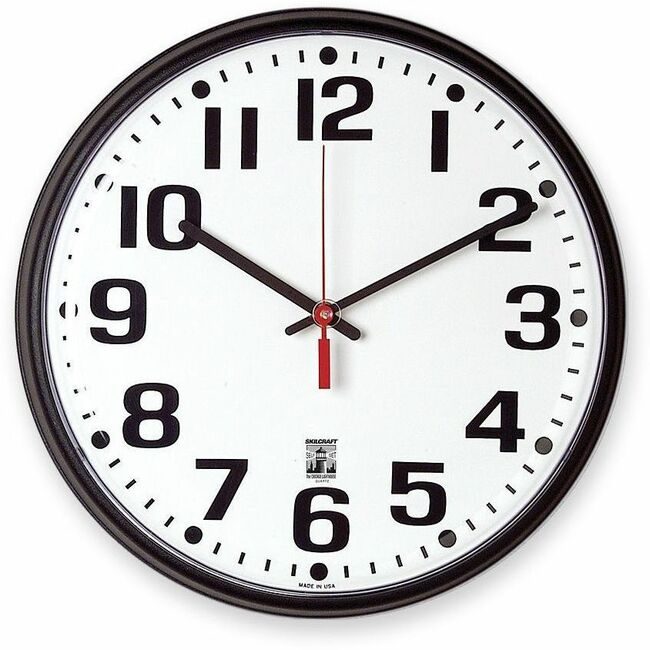 Varies / verify SKU SKU-LEVEL VERIFICATION REQUIRED Clock Wall Selfset 12" Black NSN5573148