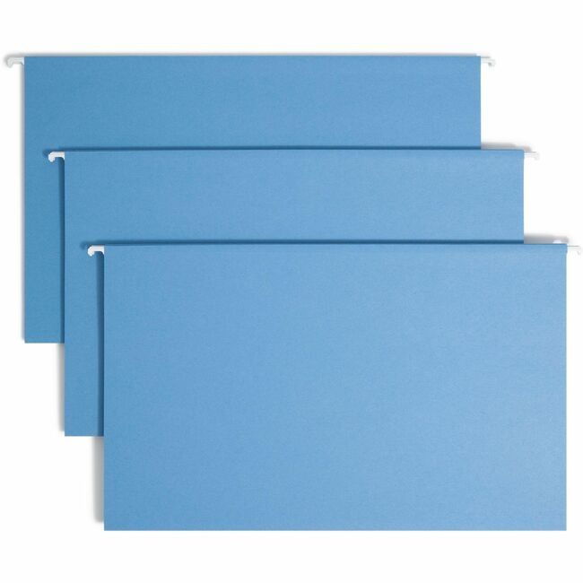 Smead Manufacturing Co. Folder Hanging Legal 1/5 Blue SMD64160