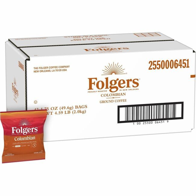 The J.M. Smucker Company Folgers Coffee Columbn 100% 175OZ FOL06451