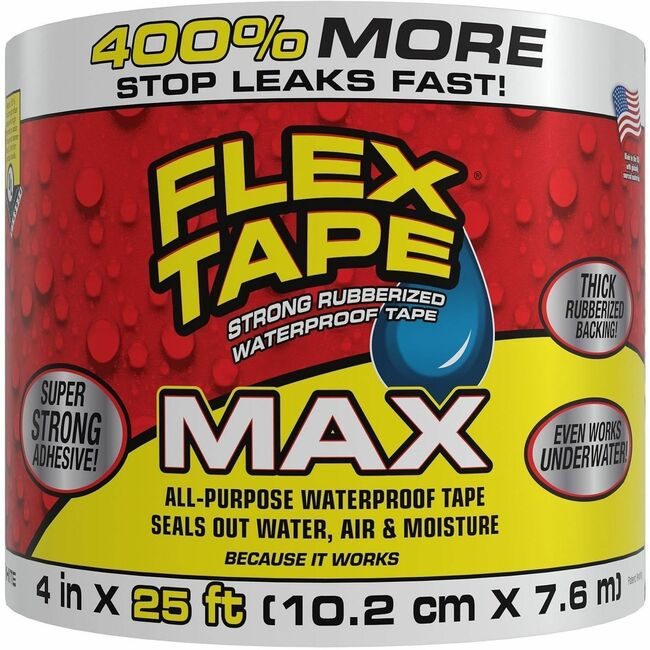 Swift Response, LLC Flex Seal Tape Max 4"X25 White FLXTFSMAXWHT04