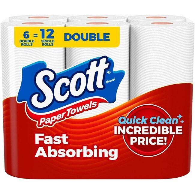 Kimberly-Clark Professional Kleenex / Scott / WypAll / Kimtech Paper Towels 6ROLLS 108SHTS KCC56668CT