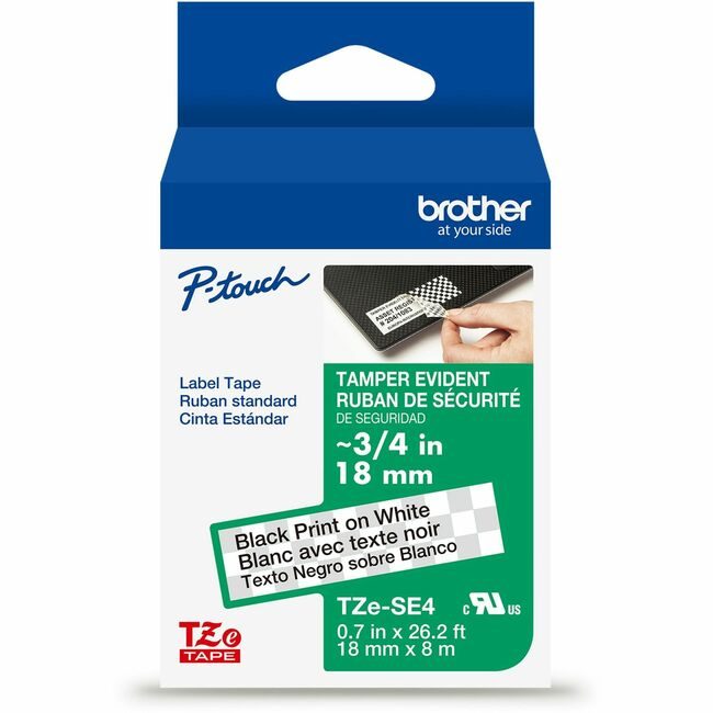 Brother International Cartridge Tape Scrty 3/4" BRTTZESE4G