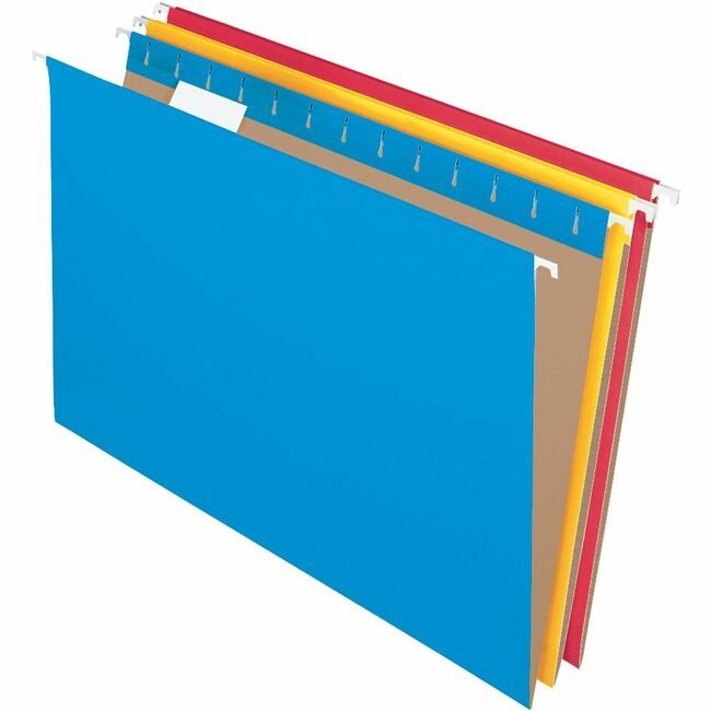 Business Source Folder Hang Legal 25/BX Assorted BSN14221