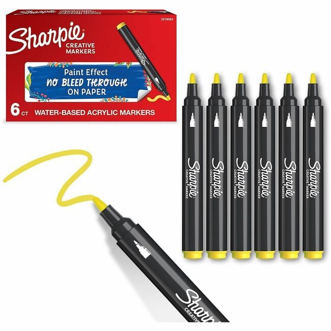 Sharpie / Expo / Prismacolor / Sanford Newell Brands / Sanford Sharpie / Expo / Prismacolor / Marker Shrp Bulcreate Yel SAN2218063