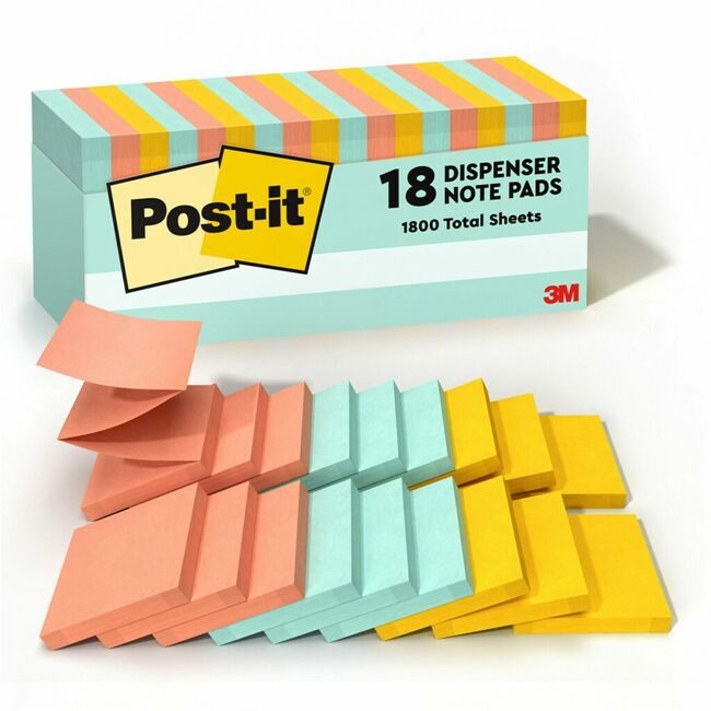 3M Company Notes Pop-Up Marseille 18 Pack MMMR33018APCP