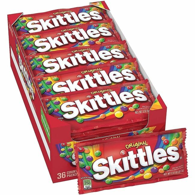 Varies / verify SKU SKU-LEVEL VERIFICATION REQUIRED Candy Skittles 36 Count GRR20900148